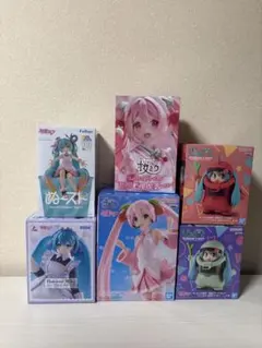 初音ミク 桜ミク　ザクミク　フィギュア 6点セット まとめ売り 未開封