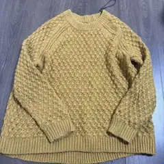 h＆mマスタード ニットセーター 長袖