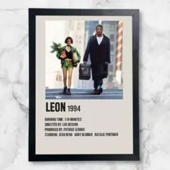 LEON 映画ポスター フォトアート A4 ジャン・レノ ナタリー