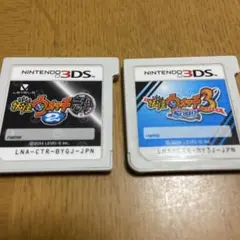 任天堂3DS 妖怪ウォッチ元祖2 & 3 スシ セット　裸中古