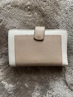 Kate Spade 二つ折り財布 ベージュ/ホワイト