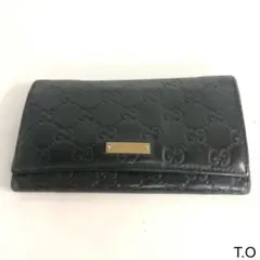 GUCCI グッチ グッチシマ 長財布 ブラック レディース ブランド
