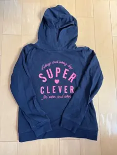 H&M キッズ パーカー ネイビー 140cm