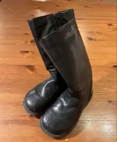 キッズ用 ブラック ロングブーツ　18cm