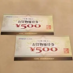 ヤマダ電機　お買物優待券　1,000円分