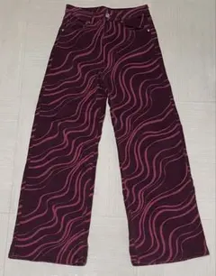 Lee 1505 パープル タイダイ柄 パンツ 27x35 - メルカリ
