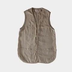 90s ARMANI JEANS アルマーニジーンズ リネンベストのサムネイル