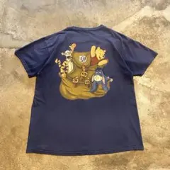 90's- DISNEY LAND プーさん ティガー イーヨー Tシャツ