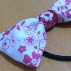 リボンのヘアゴム２個セット