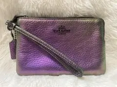 COACH コーチ ポーチ リストレット メタリックのサムネイル