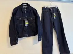 【美品】mushinsaデニムセットアップ