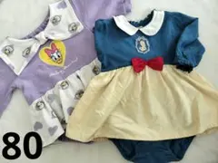 mnmms@断捨離中様専用❤ 女の子長袖ロンパース2点セット80cm