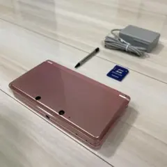 Nintendo 3DSセット【極美品】ミスティピンク　動作確認済み　①