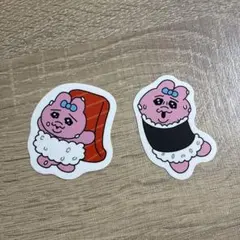 おぱんちゅうさぎ　ステッカー　2枚
