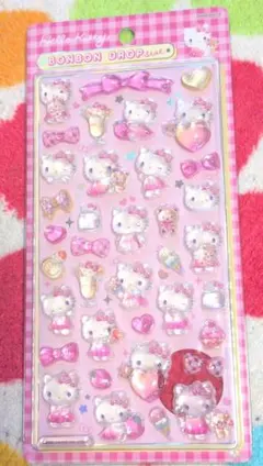 ボンボンドロップシールハローキティ正規品