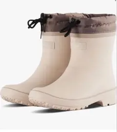 Jollywalk レインブーツ ベージュ Lサイズ レディース ショート 防水のサムネイル