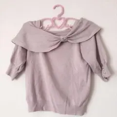 INGNI 春服 夏服 服 M 半袖 ニット ピンク 量産型 スナ系 オフショル