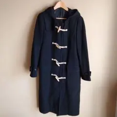 INED　ネイビー ダッフルコート フード付き サイズ3