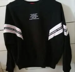 repipi armario ブラックトレーナーS