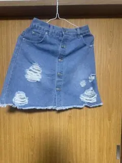 アズノウアズ　ピンキー デニムミニスカート