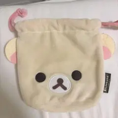 コリラックマ 巾着ポーチ