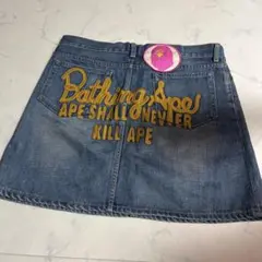 A Bathing Ape デニムミニスカート