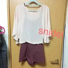 snidelシフォンロンパース！