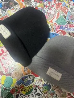 ビームスニット帽2個セット