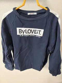 ByLOVEiT トレーナー ネイビー 120cmのサムネイル