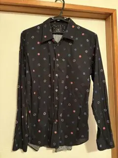 【PS Paul Smith】総柄シャツ/長袖/カラフル/水玉/日本製/美品
