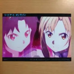 ソードアート・オンライン アリシゼーション ブロマイド　アスナ＆ユウキ