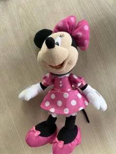 ミニーの日 ミニーマウス ぬいぐるみチャーム ピンク 水玉