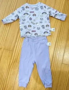 パウパトロール　ユニクロパジャマ 80サイズ 紫