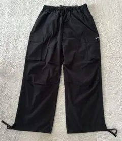 【NIKE】希少XL！極太スーパーワイド リップストップ カーゴパンツ テック黒