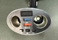 QC3.0対応のUSBポートを備えたFMトランスミッター/Bluetooth