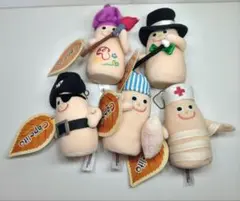 【希少】カペリート ボールチェーン付きマスコットぬいぐるみ　5体セット