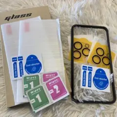 iPhone14pro用ガラスフィルム2枚カメラフィルム 2枚