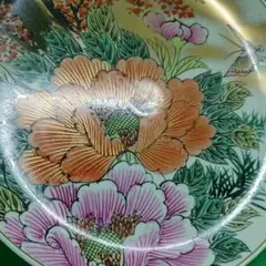 九谷焼 飾皿 玉竜造 31.5cm
