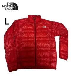 美品　ノースフェイス　ライトヒート　ダウン　ジャケット　L north face
