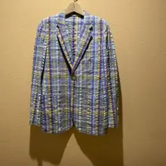 希少70s OLD チェック柄ジャケット ヴィンテージ古着