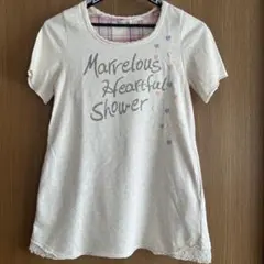 オリーブデオリーブ半袖ポケット付ロングTシャツチュニック