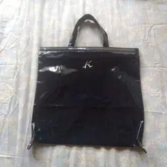 Kitamura キタムラ エナメル トートバッグ ネイビー新品未使用
