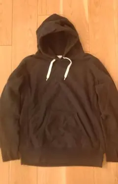 Champion 黒 フード付きパーカー