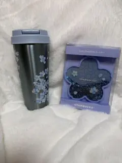 Starbucks 桜デザイン タンブラーとコースターセット