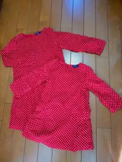 babyGAP 赤ハート柄 ワンピース 2着セット 95.110