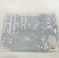 Her lip to ハリプ トートバッグ ライトブルー 名古屋限定のサムネイル