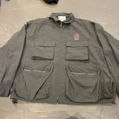 9090 ナイロンジャケット グレー M