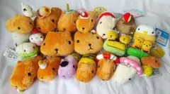 k*t様 【平成レトロ】カピバラさん ぬいぐるみ 特大セット まとめ売り