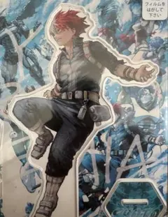 ヒロアカ 原画展 アクリルMEGAフィギュア 轟焦凍