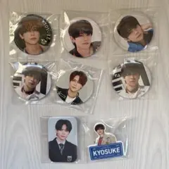 INI 藤牧京介 ネームプレート 缶バッチ